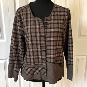 NWT Habitat Plaid Mix Jacket